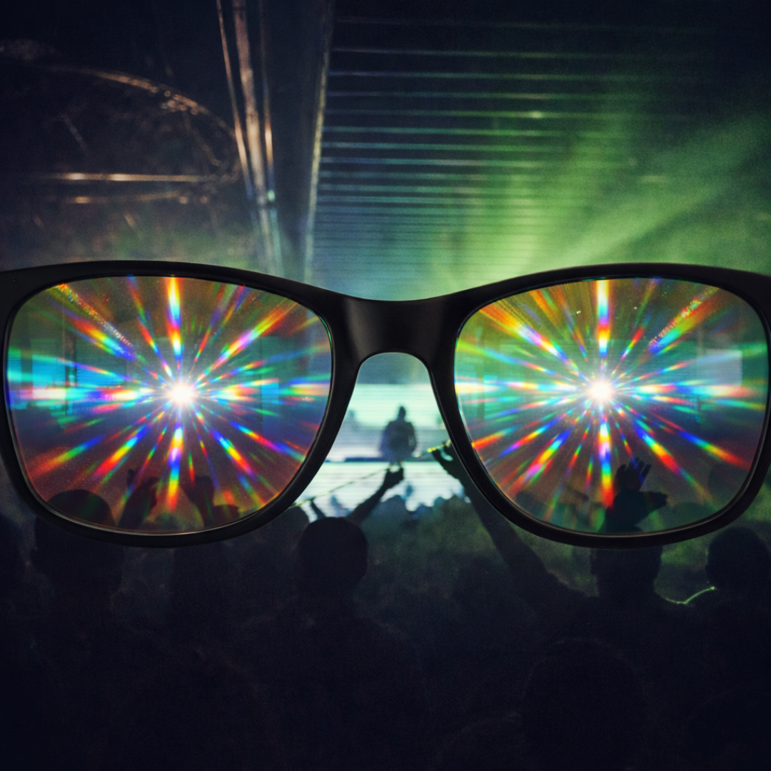 Gafas Ray-Rave con Efecto