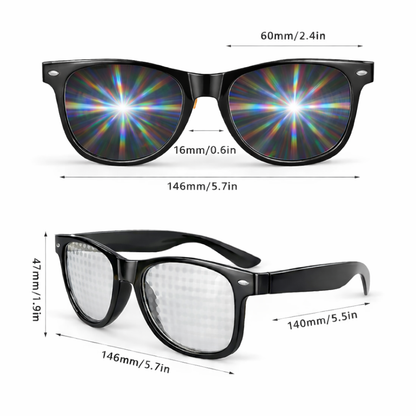 Gafas Ray-Rave con Efecto